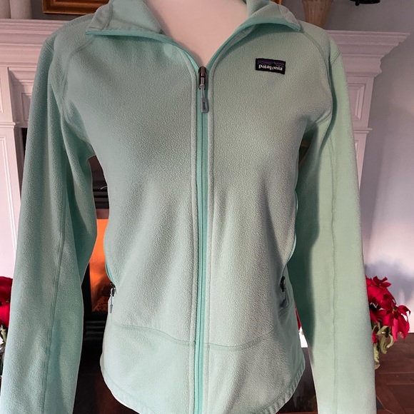 Patagonia Tops - Patagonia fleece hooded jacket size M